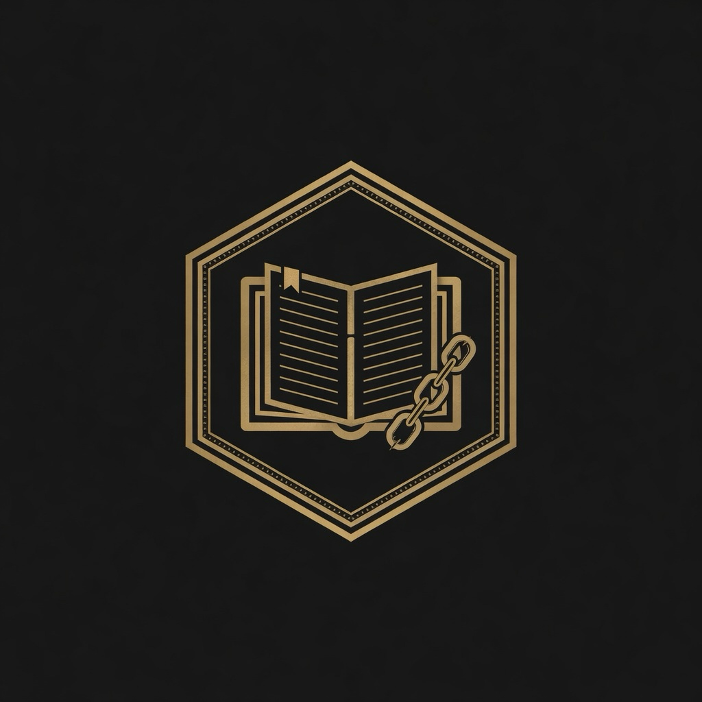 Monochrome gold logo